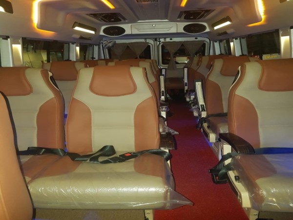  17 Seater Luxury Tempo Traveller in Delhi